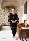 R 1476 By Shree Embroidery Velvet Pakistani Top With Bottom Wholesale Price In Surat
